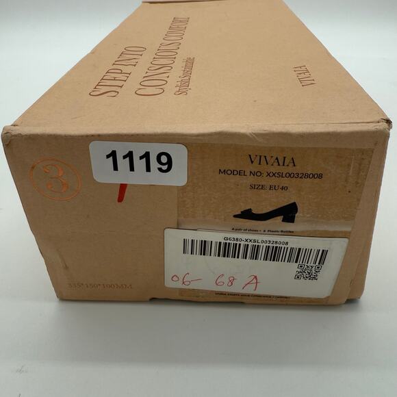 Vivaia Titli Bow Old Money Knit Timeless Office Comfort Ebony Heels NWB 9 - Picture 7 of 8